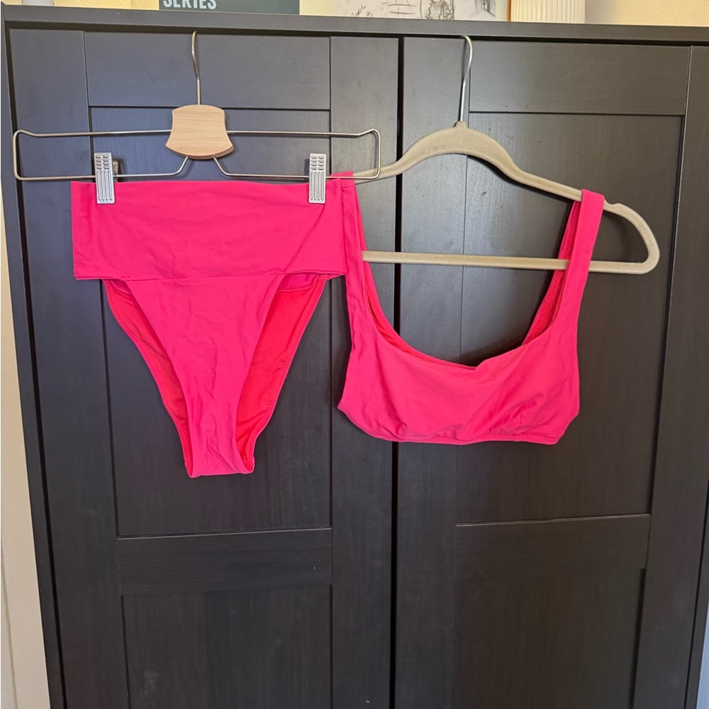 Aerie Bright Pink Swimwear